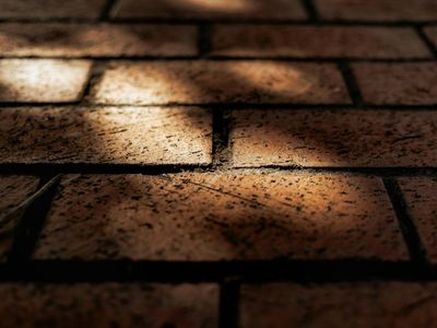 Close up of a smooth stone showing texture and focus